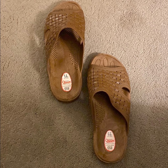***VINTAGE***OKABASHI MEN’S MAGNA SANDALS SIZE 9.5-10.5 - Picture 1 of 12